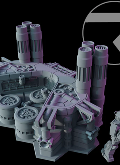 Battlefield in a Box: Hextech Industiral Fluidworks - Processing Plant