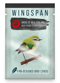 Wingspan Birds of New Zealand Fan designed cards