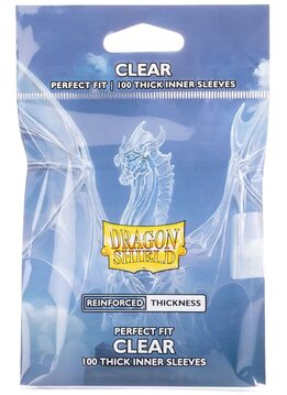 Dragon Shield: Perfect Fit: Thick Inner Sleeves: Clear