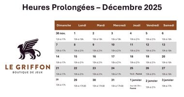 Heures  prolongées - Décembre 2025