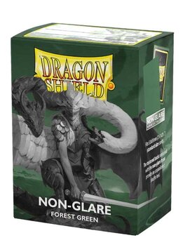 Dragon Shield Sleeves: Matte Non-Glare Forest Green