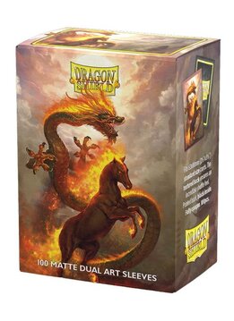 Dragon Shield Sleeves: Matte Dual Art Fire Horse 2026