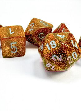 27503 Glitter Polyhedral Gold/silver 7-Die Set