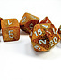 27503 Glitter Polyhedral Gold/silver 7-Die Set