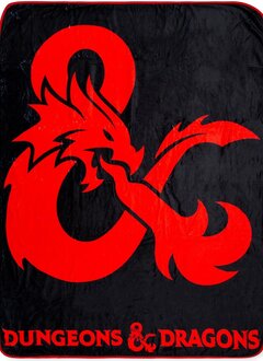 DND Logo Fleece Throw Blanket 45X60 Inches