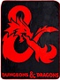 DND Logo Fleece Throw Blanket 45X60 Inches