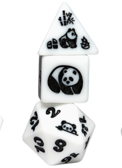 Animal Moon panda 7-Die Set