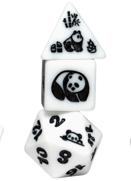 Animal Moon panda 7-Die Set