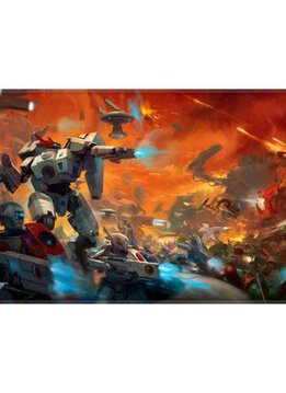 Playmat: Stitched: Warhammer 40k: T'au Empire Codex