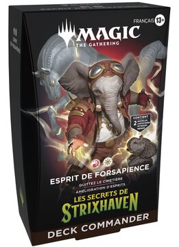 MTG Secrets De Strixhaven Commander Deck - Esprit De Forsapience (FR)