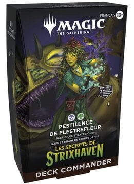 MTG Secrets De Strixhaven Commander Deck - Pestilence De Flestrefleur (FR) *17 Apr 2026