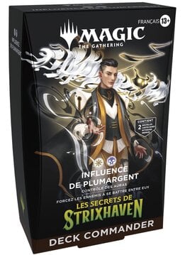 MTG Secrets De Strixhaven Commander Deck - Influence de Plumargent (FR) *17 Apr 2026
