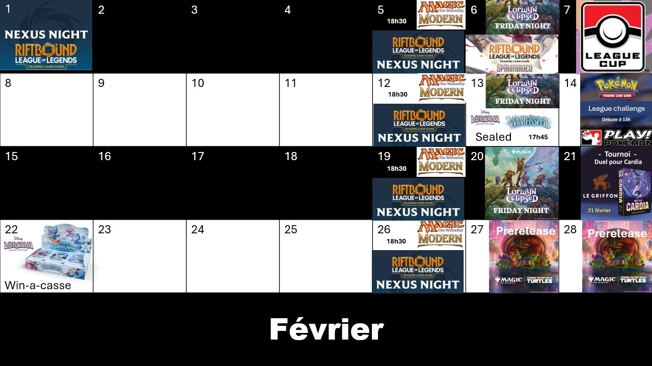 Événement de févrie