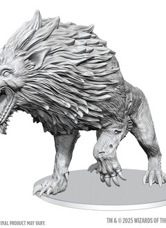D&D NMM Unpainted: Dire Worg