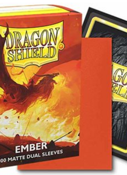 Sleeves: Dragon Shield Matte DUAL Ember (100ct) (Orange)
