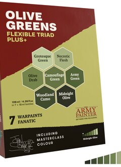 Warpaints: Fanatic Flexible Triad Plus+ Olive Greens