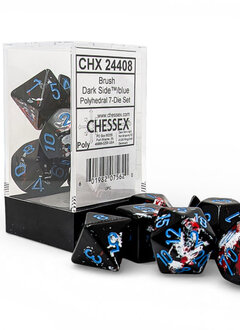 24408 - Brush Polyhedral Dark Side/blue 7-Die Set