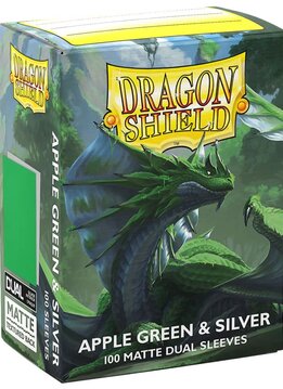 Dragon Shield: Matte DUAL: Apple Green & Silver