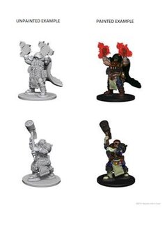 D&D Unpainted Minis: Dwarf Male Cleric