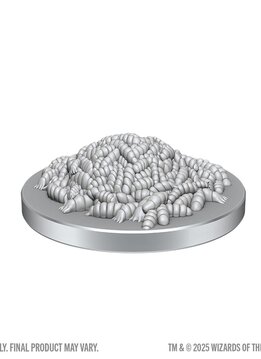 D&D NMM Unpainted Miniatures Wv28: Swarm of Rot Grubs & Rot Grub Victim