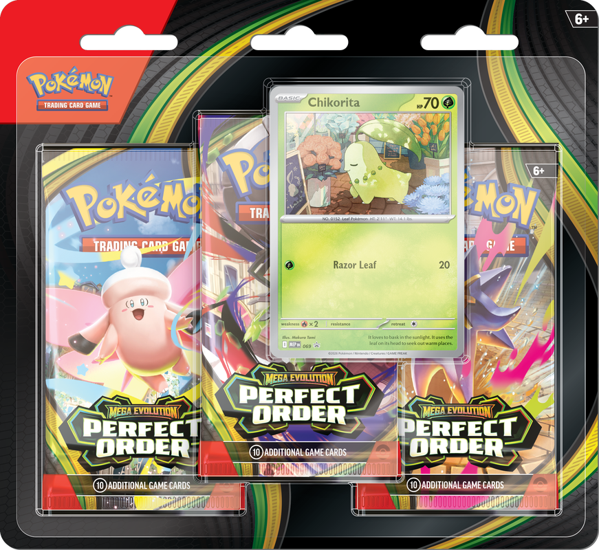Pokemon ME03 Perfect Order 3pk Blister (EN)