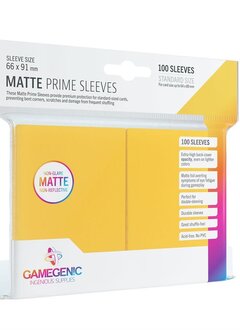 Gamegenic: Matte Prime Sleeves: Yellow (100ct)