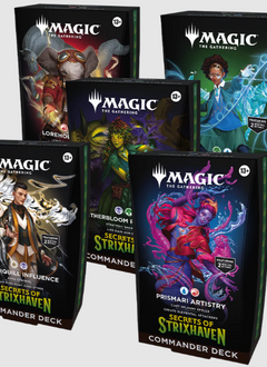 MTG Secrets Of Strixhaven Commander Decks - Set of 5 (EN) *17 Apr 2026 avec retard possible*