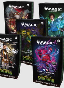 MTG Secrets Of Strixhaven Commander Decks - Set of 5 (EN) *17 Apr 2026 avec retard possible*