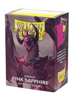 Dragon Shield Matte Pink Sapphire (100ct)