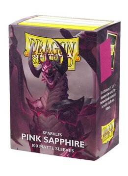 Dragon Shield Matte Pink Sapphire (100ct)