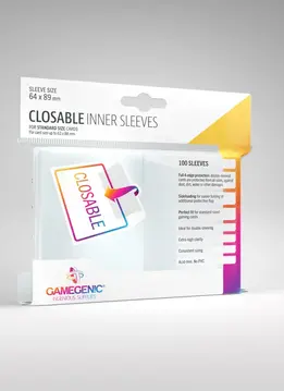 Gamegenic: Closable Inner Sleeves (100)