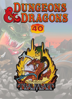 D&D: The Cartoon 40Th Anniversary Tiamat Pin Badge