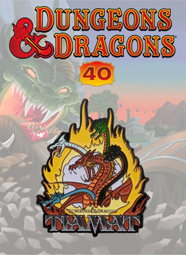 D&D: The Cartoon 40Th Anniversary Tiamat Pin Badge