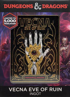 D&D Vecna Eve Of Ruin Metal Replica Ingot