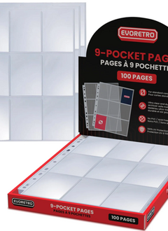 ER 9 Pocket Binder Pages 100Pk