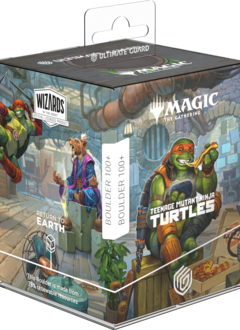 Deck Case Boulder 100+ MTG TMNT - Turtle Lair
