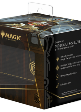 UG deck case sidewinder 100+ xenoskin mtg Secrets of Strixhaven - black mythic (alt art) (12)