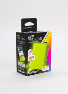 Gamegenic: Matte Prime Sleeves: Lime (100ct) (Repackaging)