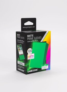 Gamegenic: Matte Prime Sleeves: Green (100ct) (Repackaging)