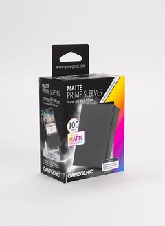 Gamegenic: Matte Prime Sleeves: Black (100ct) (Repackaging)