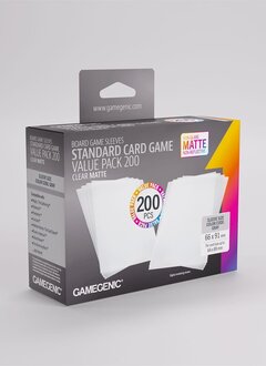 Gamegenic: Matte Standard Card Game Value Pack (200ct) (Repackaging)