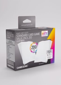 Gamegenic: Matte Standard Card Game Value Pack (200ct) (Repackaging)