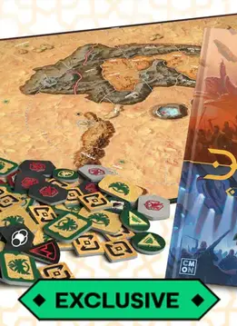 Dune: War For Arrakis - Bling Bundle (Playmat, Rulebook, Plastic Tokens) (EN)
