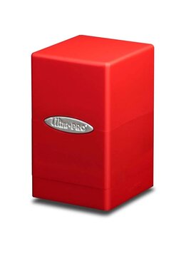 Deck Box: Classic Satin Tower: Apple Red (100ct)
