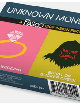 Fiasco Expansion Pack: Unknown Monsters (EN)