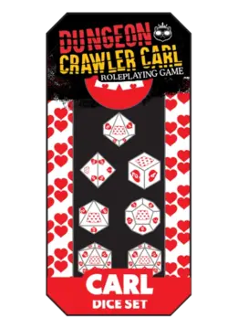 Dungeon Crawler Carl RPG: Carl's Enchanted Big Boi Boxers Dice Set PRE-ORDER