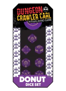 Dungeon Crawler Carl RPG: Princess Donut Dice Set PRE-ORDER