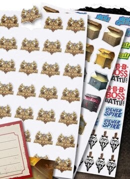 Dungeon Crawler Carl RPG: RPG Character Journal Sticker Bundle PRE-ORDER