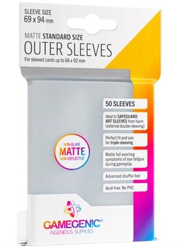 Sleeves: Outer Matte Standard Size (50ct)