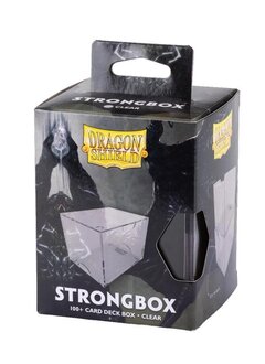 Deck Box Dragon Shield Strongbox Clear (100ct)